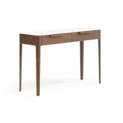 Консоль Piega 2 ящика дуб каштановый матовый