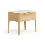 Тумба прикроватная Piega 1 ящик дуб соломенный матовый