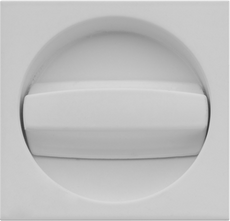 Квадрат для раздвижной двери с заверткой белый